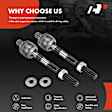 APCA6881 2 Pcs Front Inner Tie Rod End