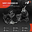 APCA6888 2 Pcs Front Lower Ball Joint
