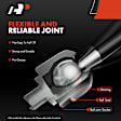 APCA6893 2 Pcs Front Inner Tie Rod End
