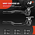 APCA6913 2 Pcs Front Outer Tie Rod End