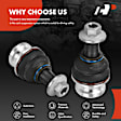 APCA6926 2 Pcs Front Lower Ball Joint