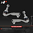 APCA6930 2 Pcs Front Outer Tie Rod End