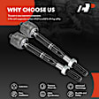 APCA6935 2 Pcs Front Inner Tie Rod End Kit