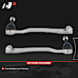 APCA6966 2 Pcs Front Outer Tie Rod End