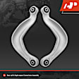 APCA6977 2 Pcs Rear Upper Control Arm