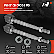 APCA7003 2 Pcs Front Inner Steering Tie Rod Ends