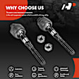 APCA7005 2 Pcs Front Inner Steering Tie Rod End