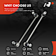 APCA7023 2 Pcs Front Stabilizer Bar Link Kit