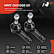 APCA7034 2 Pcs Front Outer Tie Rod End
