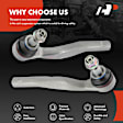 APCA7055 2 Pcs Front Outer Steering Tie Rod Ends
