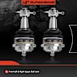 APCA7078 2 Pcs Front Upper Ball Joint