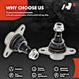 APCA7091 2 Pcs Front Lower Ball Joint