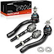 APCA7096 4 Pcs Front Inner & Outer Tie Rod Ends