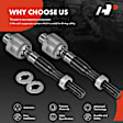 APCA7104 2 Pcs Front Inner Tie Rod End