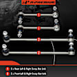 APCA7107 4 Pcs Front & Rear Stabilizer Bar Link Kit