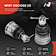APCA7108 2 Pcs Front Lower Ball Joint