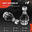 APCA7121 2 Pcs Front Lower Ball Joint