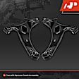 APCA7143 2 Pcs Front Lower Control Arm with Ball Joint Assembly
