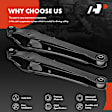 APCA7149 2 Pcs Rear Lower Rearward Control Arm