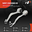 2018 BMW X3 - Front, Driver and Passenger Side, Lower, Frontward Control Arm, It Fits the Model Built from 01/18/2018