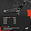 APCA7259 Control Arm and Ball Joint Assembly