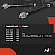APCA7313 2 Pcs Front Inner Tie Rod End