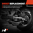 APCA7313 2 Pcs Front Inner Tie Rod End