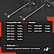 APCA7335 2 Pcs Front Sway Bar Link