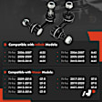 APCA7338 2 Pcs Front Sway Bar Link Kit