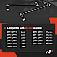 APCA7346 2 Pcs Front Sway Bar Link