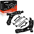 APCA7353 8 Pcs Control Arm with Ball Joint & Sway Bar Link & Tie Rod End