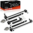 APCA7365 6 Pcs Front Stabilizer Bar Link & Tie Rod End