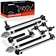 APCA7366 8 Pcs Front & Rear Stabilizer Bar Link & Tie Rod End