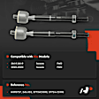 APCA7382 2 Pcs Front Inner Tie Rod End Kit