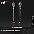 APCA7391 2 Pcs Front Inner Tie Rod Set