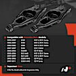 APCA7492 2 Pcs Rear Driver & Passenger Lower Control Arm