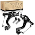 APCA7515 6 Pcs Front Control Arm with Ball Joint Sway Bar Link