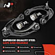 APCA7520 10 Pcs Front Control Arm & Sway Bar Link & Tie Rod End