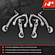APCA7548 6 Pcs Front Driver & Passenger Control Arm with Ball Joint