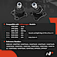 APCA7588 2 Pcs Front Lower Ball Joint Kit