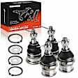 APCA7591 4 Pcs Front Lower & Upper Ball Joint Kit