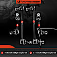 APCA7606 4 Pcs Front & Rear Sway Bar Link with Ball Joint
