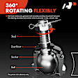 APCA7631 2 Pcs Front Lower Ball Joint