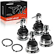 APCA7634 4 Pcs Front Lower and Upper Ball Joint Kit