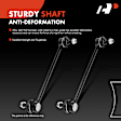 APCA7637 2 Pcs Front Driver & Passenger Sway Bar Link