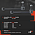 APCA7643 2 Pcs Rear Driver & Passenger Stabilizer Bar Link