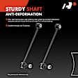 APCA7643 2 Pcs Rear Driver & Passenger Stabilizer Bar Link
