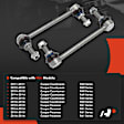 APCA7648 2 Pcs Rear Driver & Passenger Sway Bar Link