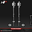 APCA7694 2 Pcs Front Inner Tie Rod End