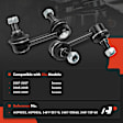 APCA7735 2 Pcs Front Driver & Passenger Sway Bar Link with Ball Joint